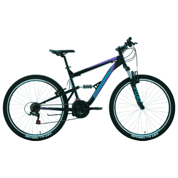 Bicicletă Forward Raptor 27.5" 16" Black Purple Oțel / Pentru adulți photo 1