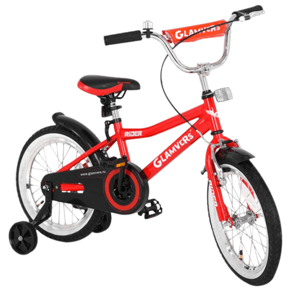 Bicicletă Glamvers Rider 16 16" Red   / Pentru copii photo 2