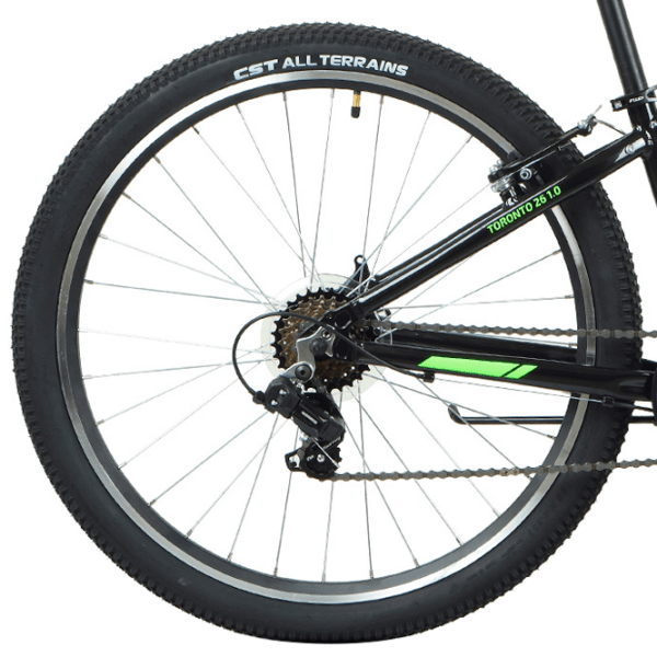 Bicicletă Forward Toronto 26" 13" Black Green Aluminiu / Pentru copii photo 1