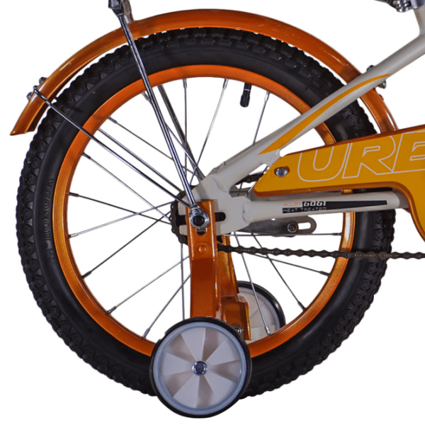 Bicicletă Fulger Urban 16" White Yellow Oțel / Pentru copii photo 1