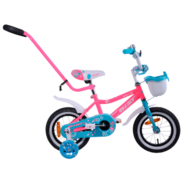 Bicicletă Aist Wiki 12 12 12" 12" Pink White Oțel / Pentru copii photo 1