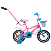 Bicicletă Aist Wiki 12 12 12" 12" Pink White Oțel / Pentru copii