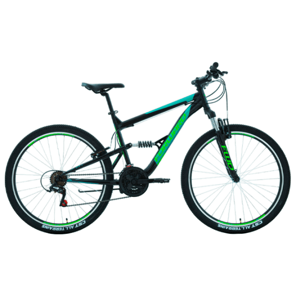 Велосипед Forward Raptor 27.5" 16" Черный Бирюзовый Сталь / Взрослый photo 1