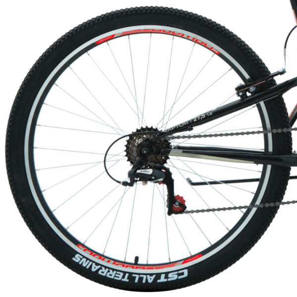 Bicicletă Forward Raptor 27.5" 16" Black Red Oțel / Pentru adulți photo 2