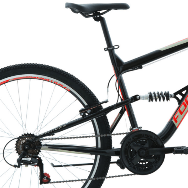 Bicicletă Forward Raptor 27.5" 16" Black Red Oțel / Pentru adulți photo 3