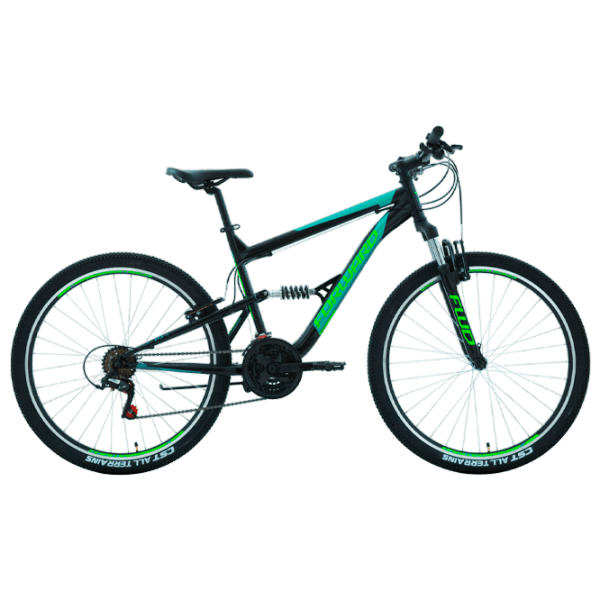 Bicicletă Forward Raptor 27.5" 18" Black Turquoise Oțel / Pentru adulți photo 1