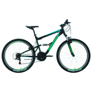 Bicicletă Forward Raptor 27.5" 18" Black Turquoise Oțel / Pentru adulți