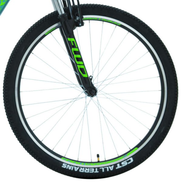 Bicicletă Forward Raptor 27.5" 18" Black Turquoise Oțel / Pentru adulți photo 4