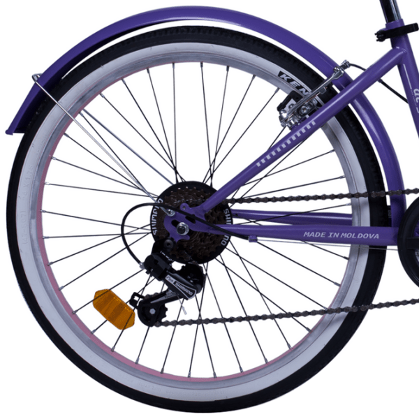 Bicicletă Andrei Tchmil Ivy 24" 24" Violet White Oțel / Pentru adulți photo 2