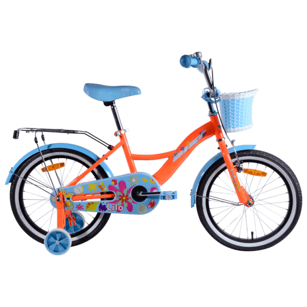 Bicicletă Aist Lilo 18 18 18" 18" Orange Blue Oțel / Pentru copii photo 1