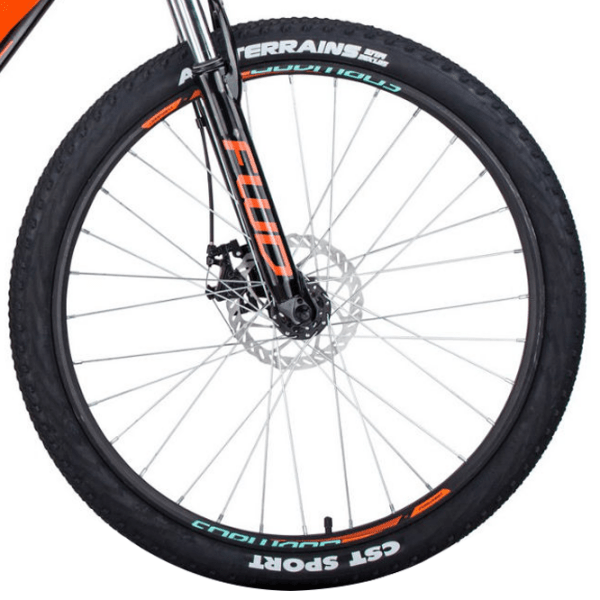 Bicicletă Forward Phaser Flash 26" 15" Black Orange Oțel / Pentru adulți photo 2