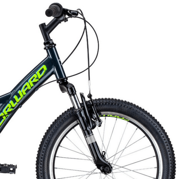Велосипед Forward Dakota 20" 10.5" Серый Желтый Сталь / Детский photo 3