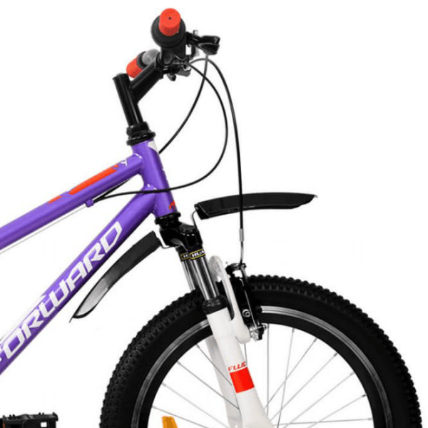 Bicicletă Forward Unit 20" 10.5" Violet White Oțel / Pentru copii photo 2