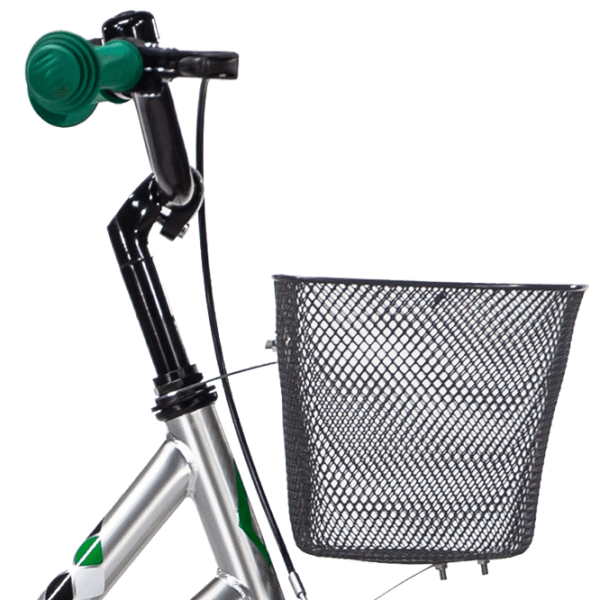 Bicicletă Fulger Iron 20" 10.5" Green Silver Oțel / Pentru copii photo 4