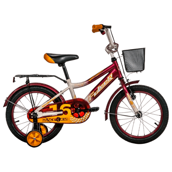 Bicicletă Fulger Rase Kid 16" Red Yellow Oțel / Pentru copii photo 1