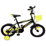 Bicicletă Makani Diablo 12 12" Black Yellow  / Pentru copii