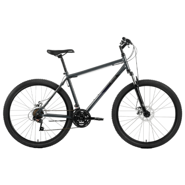 Bicicletă Altair MTB HT 27.5" 19" Gray Black Oțel / Pentru adulți photo 1