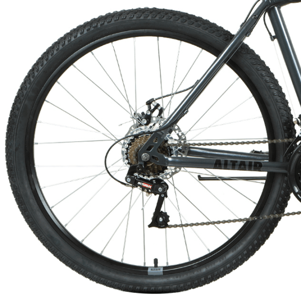 Bicicletă Altair MTB HT 27.5" 19" Gray Black Oțel / Pentru adulți photo 2