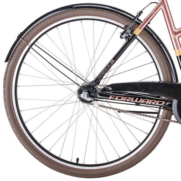 Bicicletă Forward Corsica 28" 20" Black Pink Aluminiu / Pentru adulți photo 1