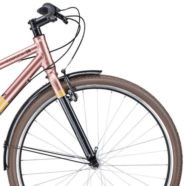 Bicicletă Forward Corsica 28" 20" Black Pink Aluminiu / Pentru adulți photo 4