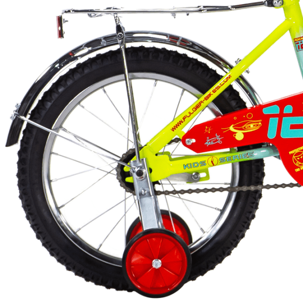 Bicicletă Rocket Fulger 16" Red Yellow Oțel / Pentru copii photo 1