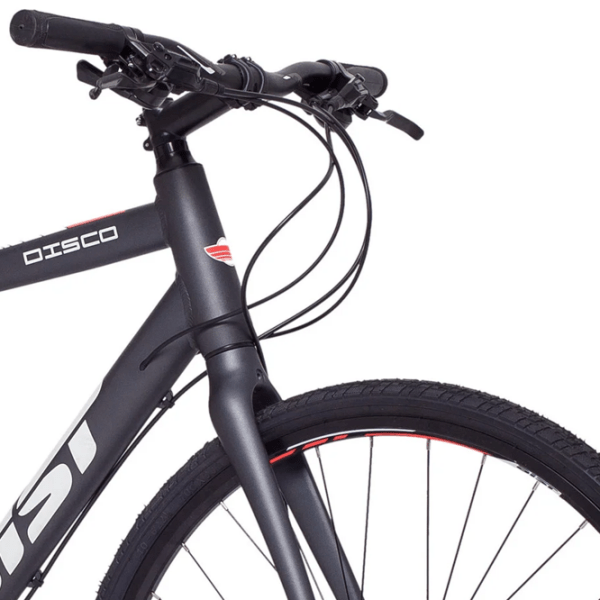 Bicicletă Aist Disco 28" 21" Gray White Aluminiu / Pentru adulți photo 2