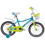 Bicicletă Aist Wiki 20 20 20" 20" Teal Green Oțel / Pentru copii