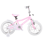 Bicicletă Glamvers Princess 16 16" Pink   / Pentru copii