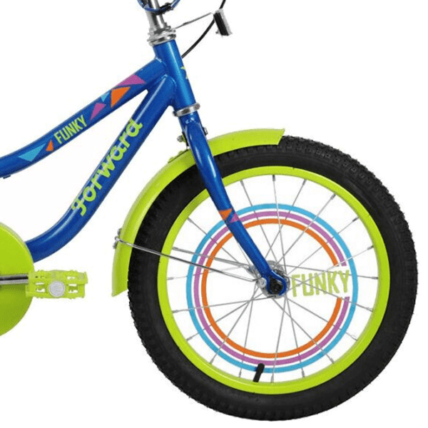 Bicicletă Forward Funky 16" 14" Turquoise Green Oțel / Pentru copii photo 3