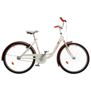 Bicicletă Andrei Tchmil Vega 26" 26" White Red Oțel / Pentru adulți