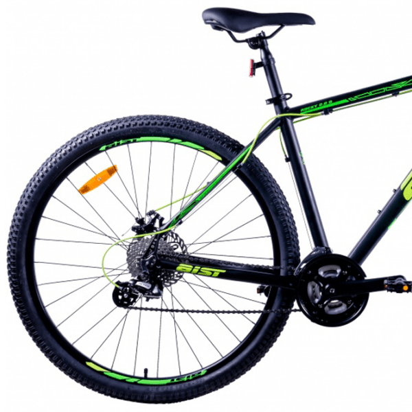 Bicicletă Aist Rocky 29" 21.5" Black Green Aluminiu / Pentru adulți photo 2