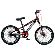 Bicicletă Glamvers Dienner 20" 14" Black Red Metal / Pentru copii