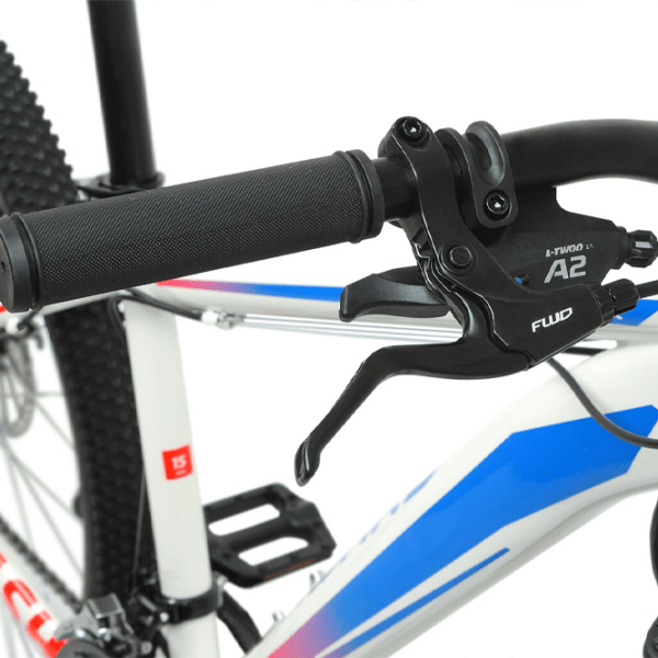 Bicicletă Forward Phaser Flash 26" 17" White Blue Oțel / Pentru adulți photo 2
