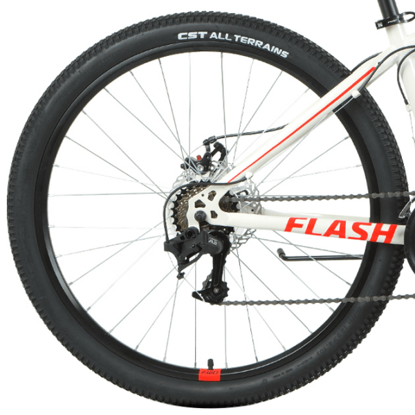 Bicicletă Forward Phaser Flash 26" 17" White Blue Oțel / Pentru adulți photo 4