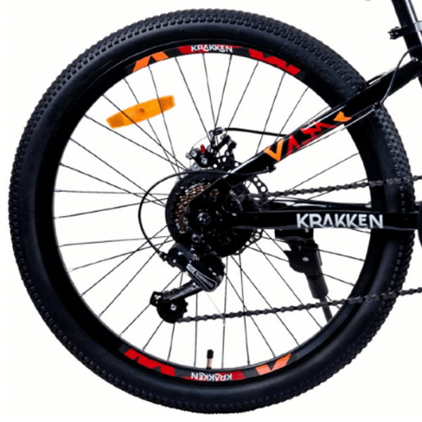Bicicletă Krakken Bones 24" 12" Black Orange Oțel / Pentru copii photo 3