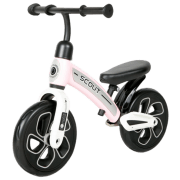 Bicicletă fără pedale Lorelli Scout 10 10" Pink White  / Pentru copii