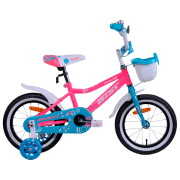 Bicicletă Aist Wiki 14" 14" Pink White Oțel / Pentru copii