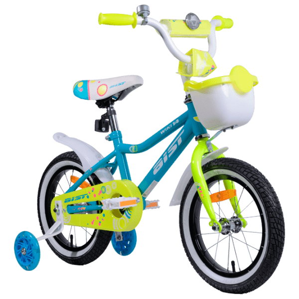 Bicicletă Aist Wiki 14" 14" Pink White Oțel / Pentru copii photo 3