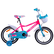 Bicicletă Aist Wiki 16 16 16" 16" Pink White Oțel / Pentru copii
