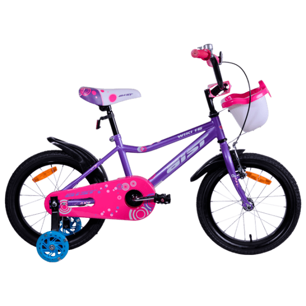 Bicicletă Aist Wiki 16 16 16" 16" Pink White Oțel / Pentru copii photo 2