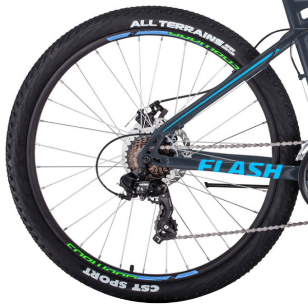 Bicicletă Forward Phaser Flash 26" 19" Gray Green Oțel / Pentru adulți photo 3