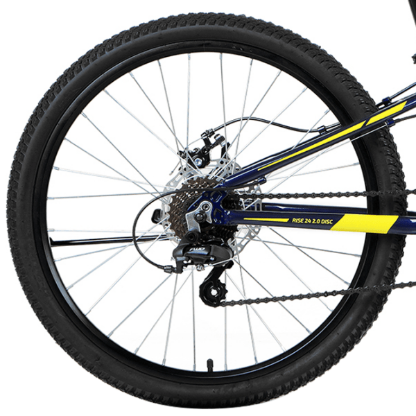 Bicicletă Forward Rise 24" 11" Blue Yellow Aluminiu / Pentru copii photo 1