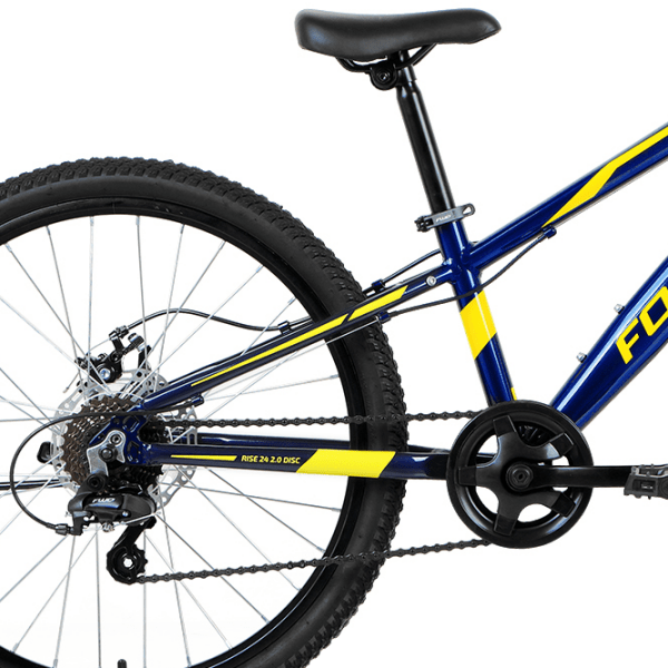 Bicicletă Forward Rise 24" 11" Blue Yellow Aluminiu / Pentru copii photo 2
