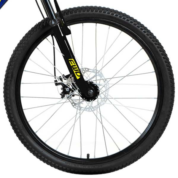 Bicicletă Forward Rise 24" 11" Blue Yellow Aluminiu / Pentru copii photo 4
