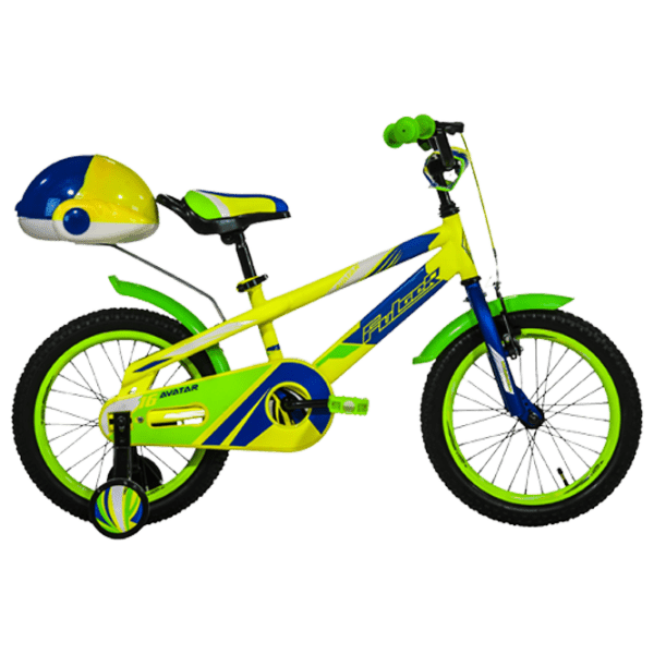 Bicicletă Fulger Avatar Kid 16" Yellow Green Oțel / Pentru copii photo 1