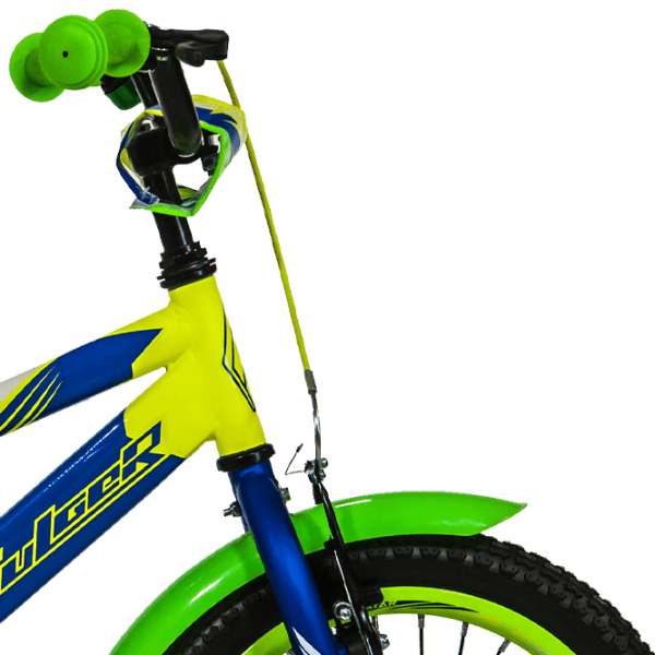 Bicicletă Fulger Avatar Kid 16" Yellow Green Oțel / Pentru copii photo 4