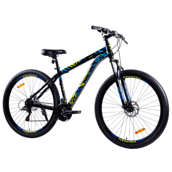 Bicicletă Krakken Flint 29" 20" Black Blue Oțel / Pentru adulți photo 1