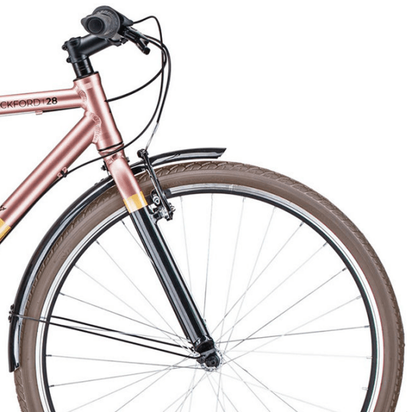 Bicicletă Forward Rockford 28" 21" Black Pink Aluminiu / Pentru adulți photo 4