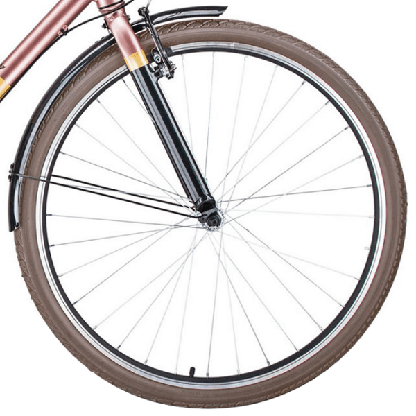 Bicicletă Forward Rockford 28" 21" Black Pink Aluminiu / Pentru adulți photo 5