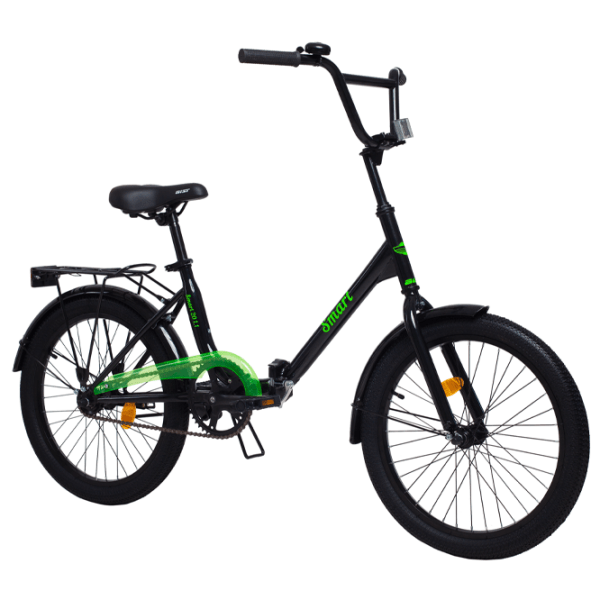 Bicicletă Aist Smart 20" 20" Black Green Oțel / Pentru adulți photo 1